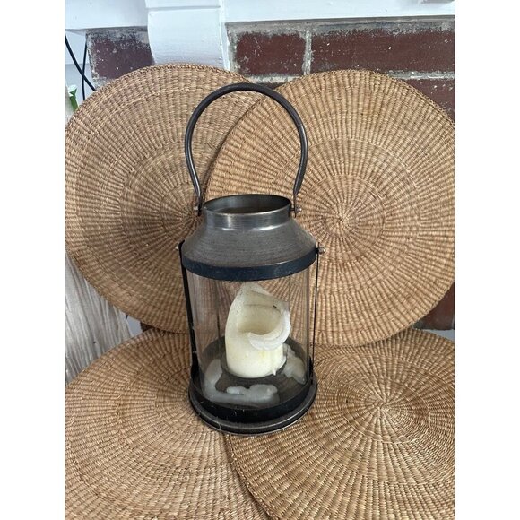 Metal hanging decorative lantern - Picture 1 of 11